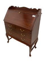 20th century Chinese hardwood bureau