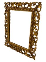 Italian gilt framed Florentine wall mirror