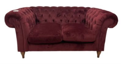Two seat Chesterfield sofa