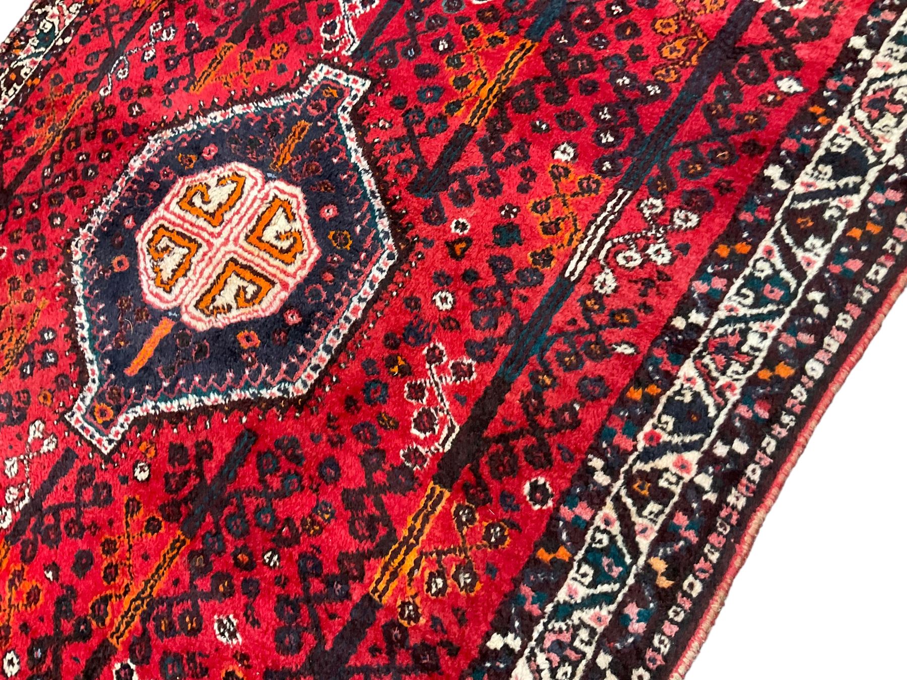 Persian crimson ground rug - Image 3 of 6