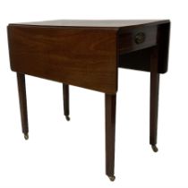 George III mahogany Pembroke table