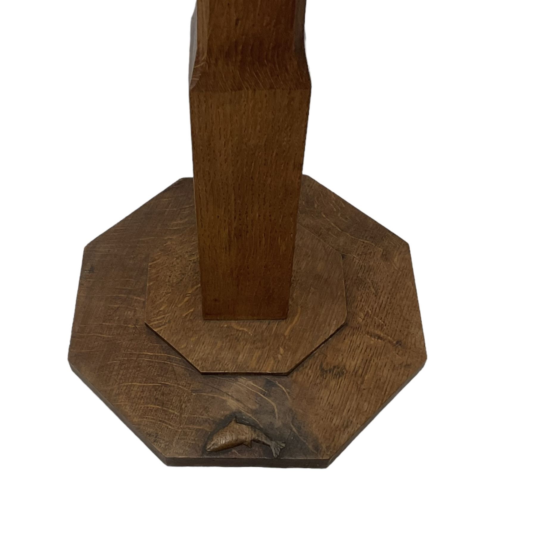 Dolphinman - oak stand with octagonal top and base - Image 3 of 7