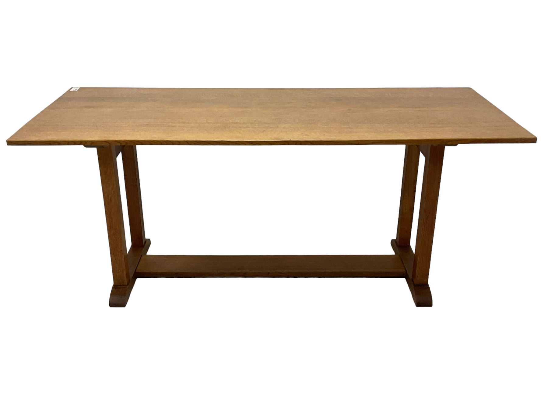 Gordon Russell - circa. 1930s oak refectory dining table - Image 5 of 9