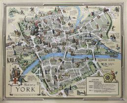 After Estra Clark (British 1904-1993): 'Historic York'