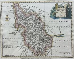 Joseph Ellis (British 18th century): 'A Modern Map of the West Riding of Yorkshire'