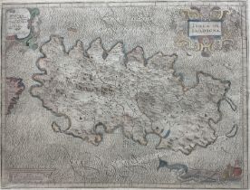 Giovanni Antonio Magini (Italian 1555-1617): 'Isola Di Sardegna'