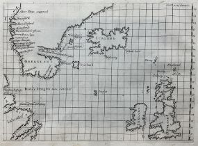 English School (18th century): North-West Passage with Great Britain Iceland and Greenland