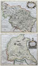 Robert Morden (British c.1650-1703): 'The East Riding' and 'West Riding of Yorkshire'