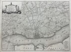 William Yates (British 1738-1802) and George Perry (British c.1718-1771): 'The Environs of Liverpool