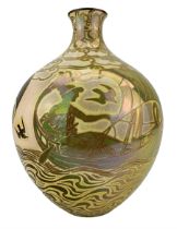 Pilkington's Royal Lancastrian Sea Maiden vase