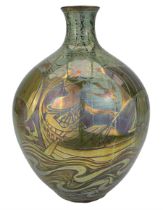 Pilkington's Royal Lancastrian Sea Maiden vase
