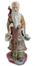 Chinese famille rose figure of Shoulao