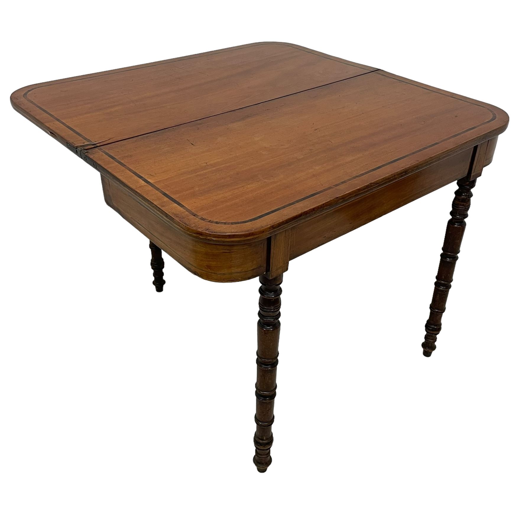 Early 19th century mahogany tea table - Image 6 of 10