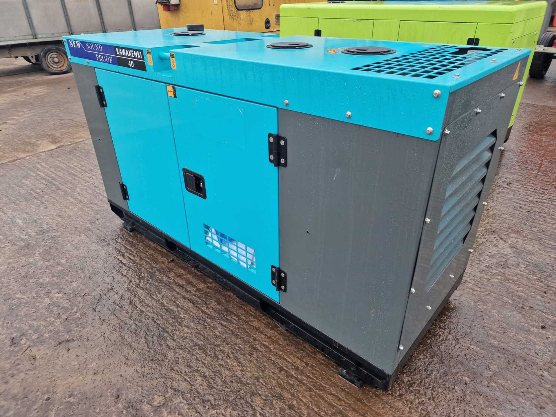 Unused 2023 Kawakenki KK40-III-SSS 40KvA Generator - Image 2 of 12