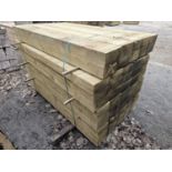 Wood Sleepers (95mm x 195mm x 1800mm)(55 of)