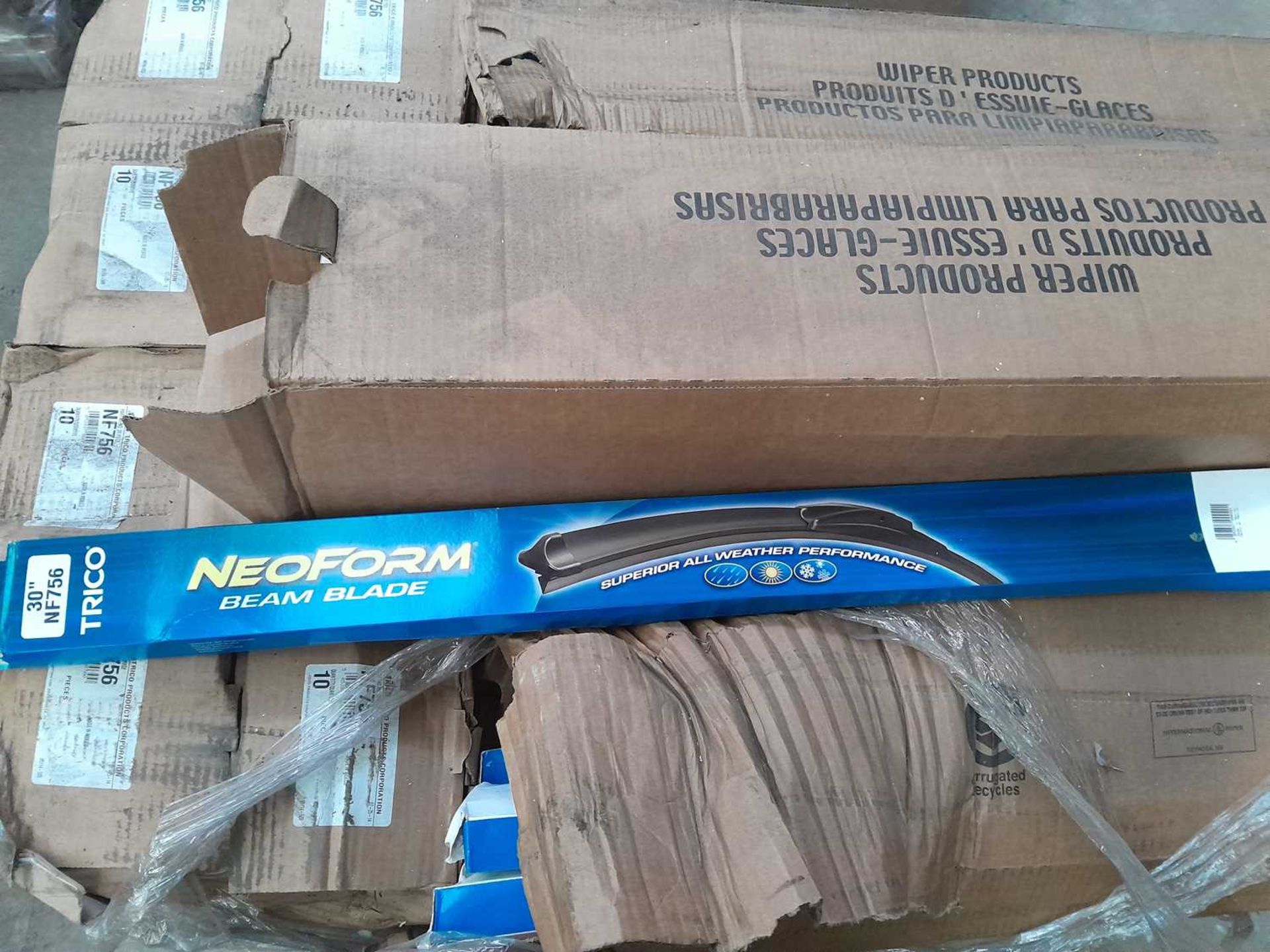 Unused Pallet of Trico NF756 Windscreen Wipers (30")