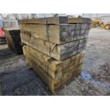 Wood Sleepers (95mm x 195mm x 1800mm)(63 of)