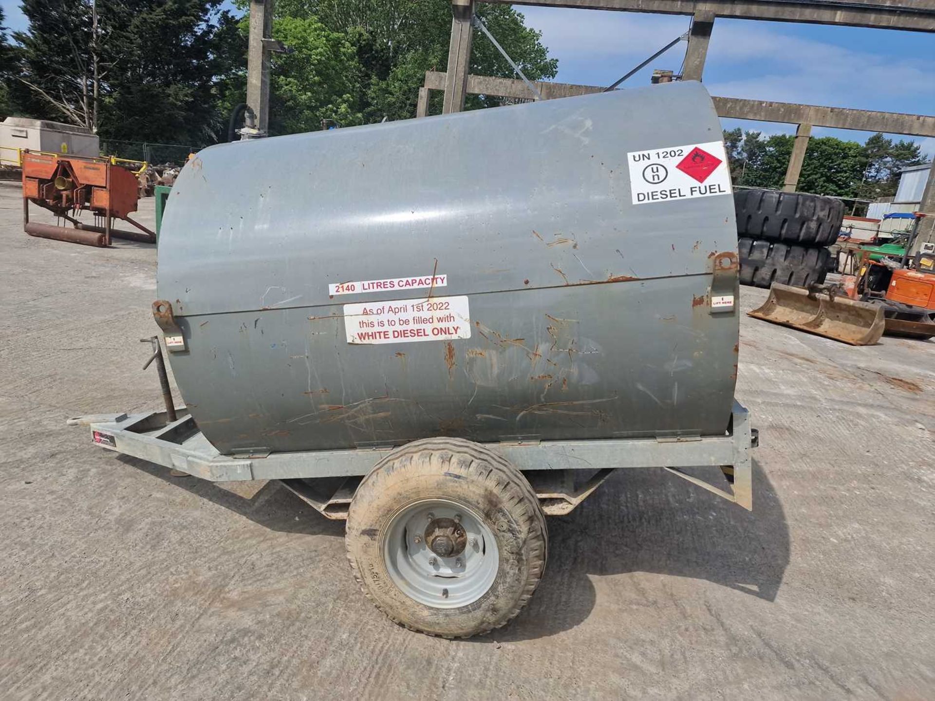 2021 Trailer Engineering 2140 Litre Single Axle Bunded Fuel Bowser, Manual Pump - Bild 2 aus 11