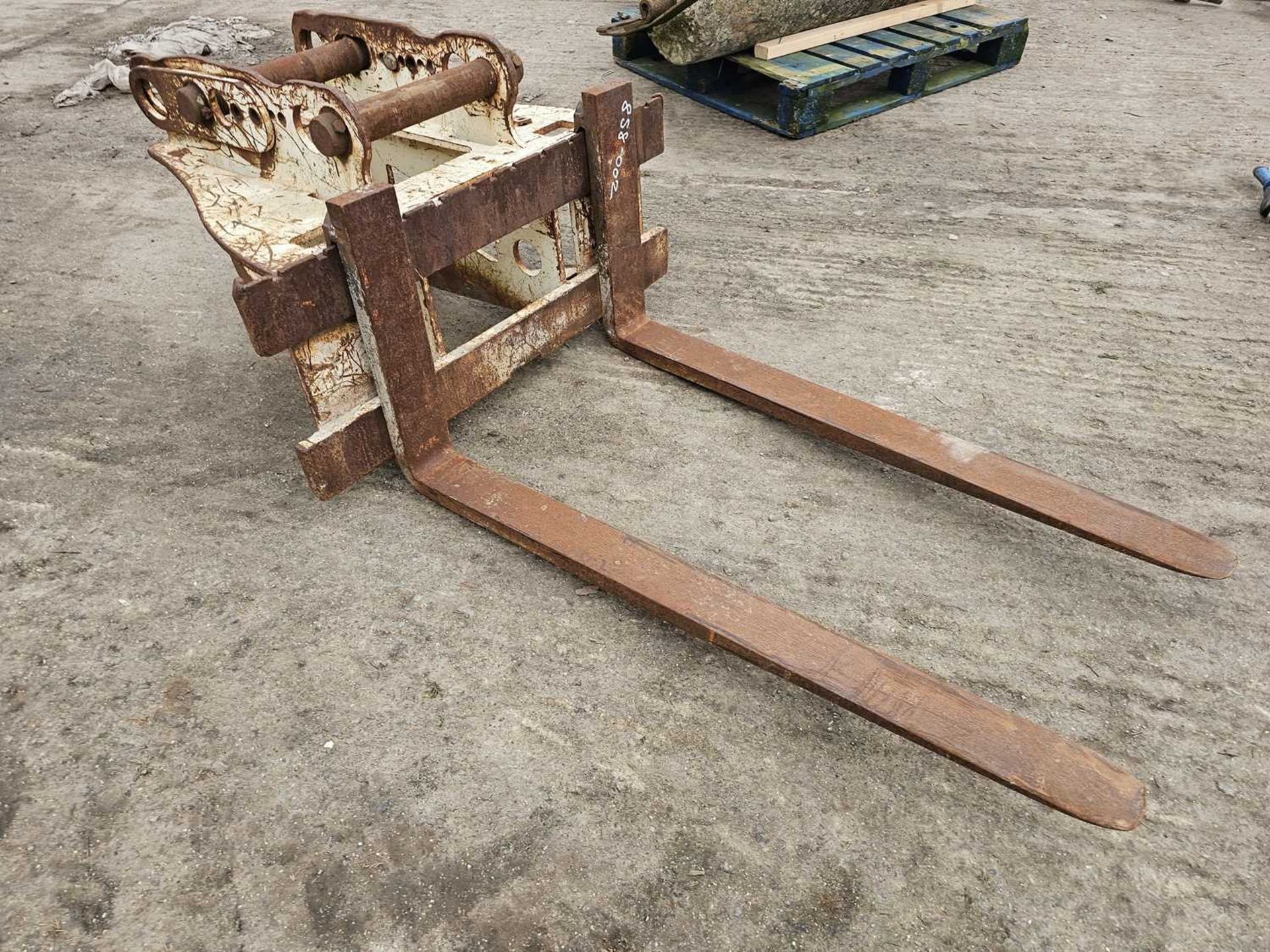 Dromone Pallet Forks 65mm Pin to suit 13 Ton Excavator - Image 4 of 6