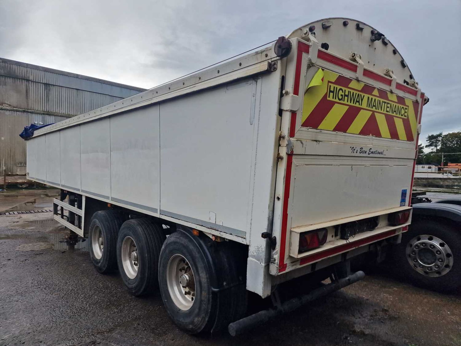 2012 BMI AW045 Tri Axle Aggregate Ejector Trailer, WLI, Easy Sheet - Image 2 of 15