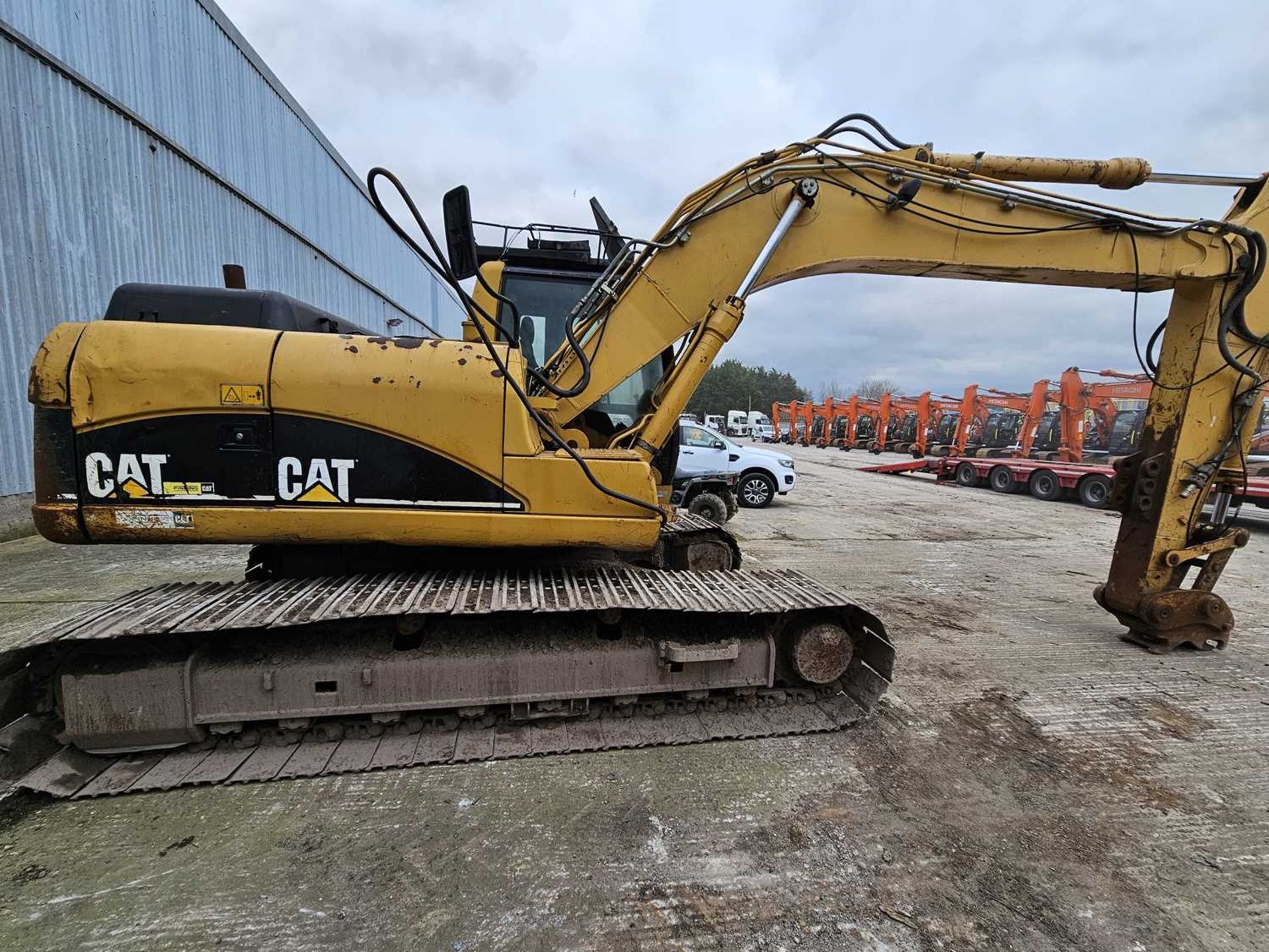 2004 CAT 318CL 700mm Steel Tracks, VG, CV, Hydraulic QH, Piped, A/C - Image 6 of 30
