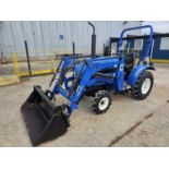 DongFeng Land Legend DF254 4WD Tractor, Front Loader, 4 in 1 Bucket, 2 Spool Valves, Roll Bar