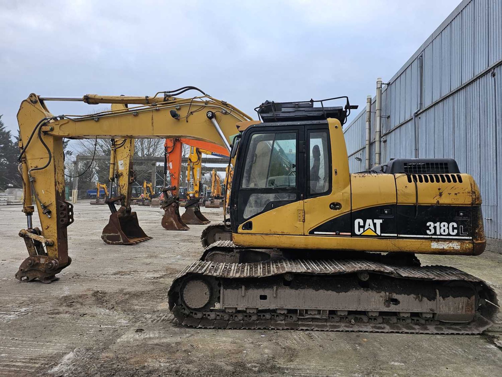 2004 CAT 318CL 700mm Steel Tracks, VG, CV, Hydraulic QH, Piped, A/C - Image 2 of 30