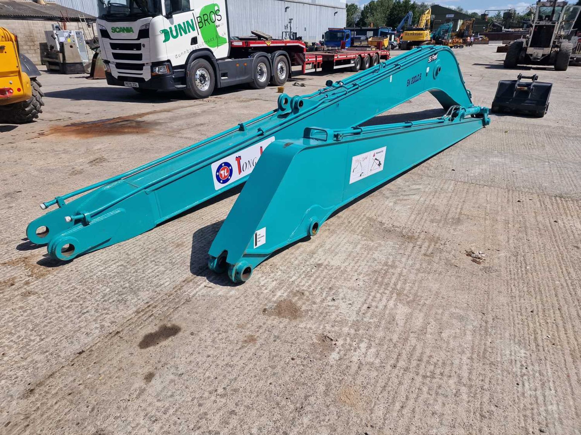 55' Long Reach Boom, Dipper & Bucket to suit Kobelko SK210 - Image 4 of 8