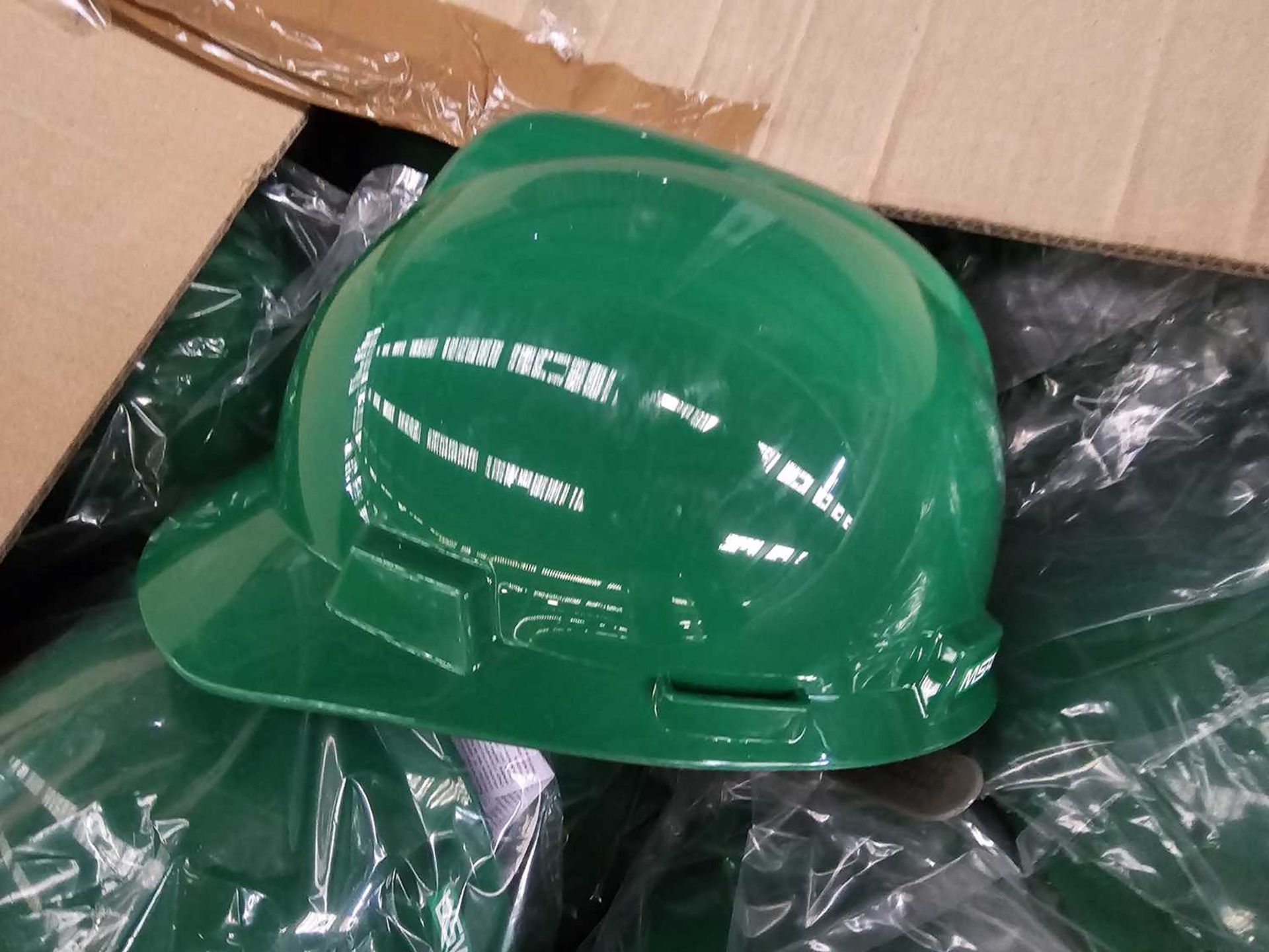 Unused MSA VGARD 500 Vented Hard Hats (20 of) (Green)