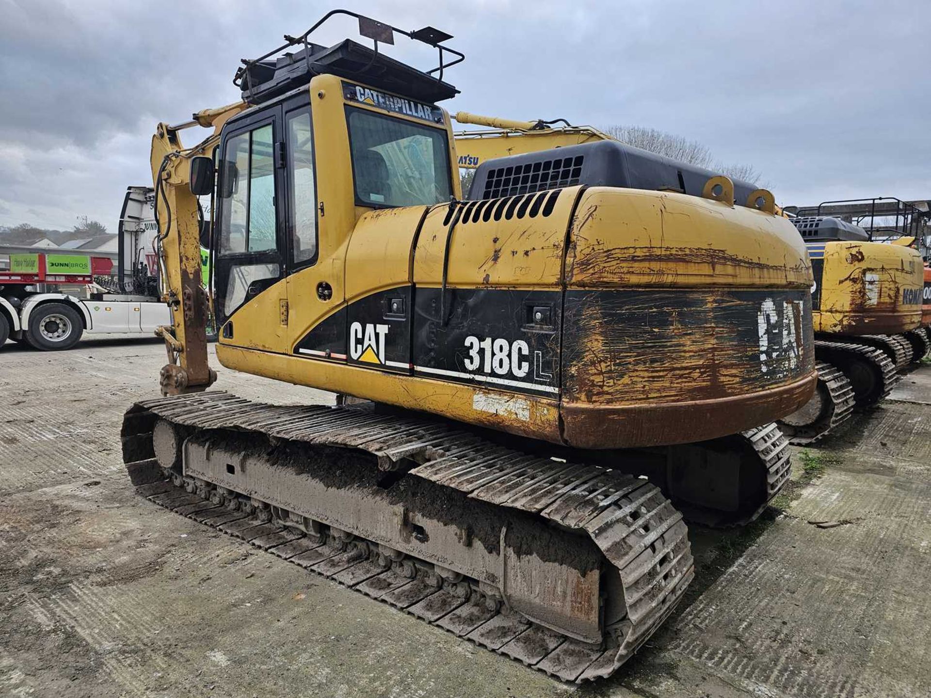 2004 CAT 318CL 700mm Steel Tracks, VG, CV, Hydraulic QH, Piped, A/C - Image 3 of 30