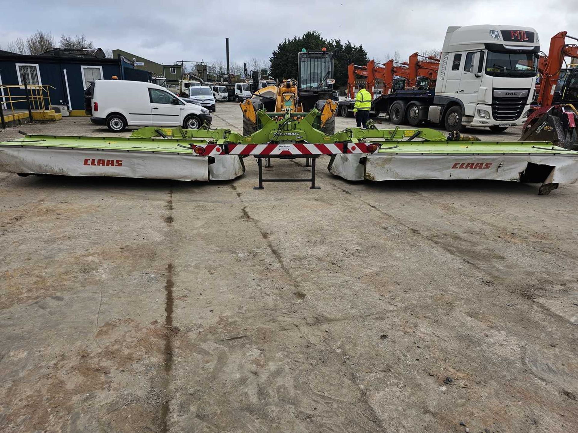 2010 Claas Disco 9100C PTO Driven Butterfly Mower to suit 3 Point Linkage, Steel Conditioners - Image 3 of 14