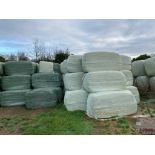 80x90 Haylage 6’6 Second Cut, Double Wrapped Meadow Grass (50 of) (Being Sold Offsite)