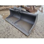 Unused 88" Grading Bucket 80mm Pin to suit 20 Ton Excavator