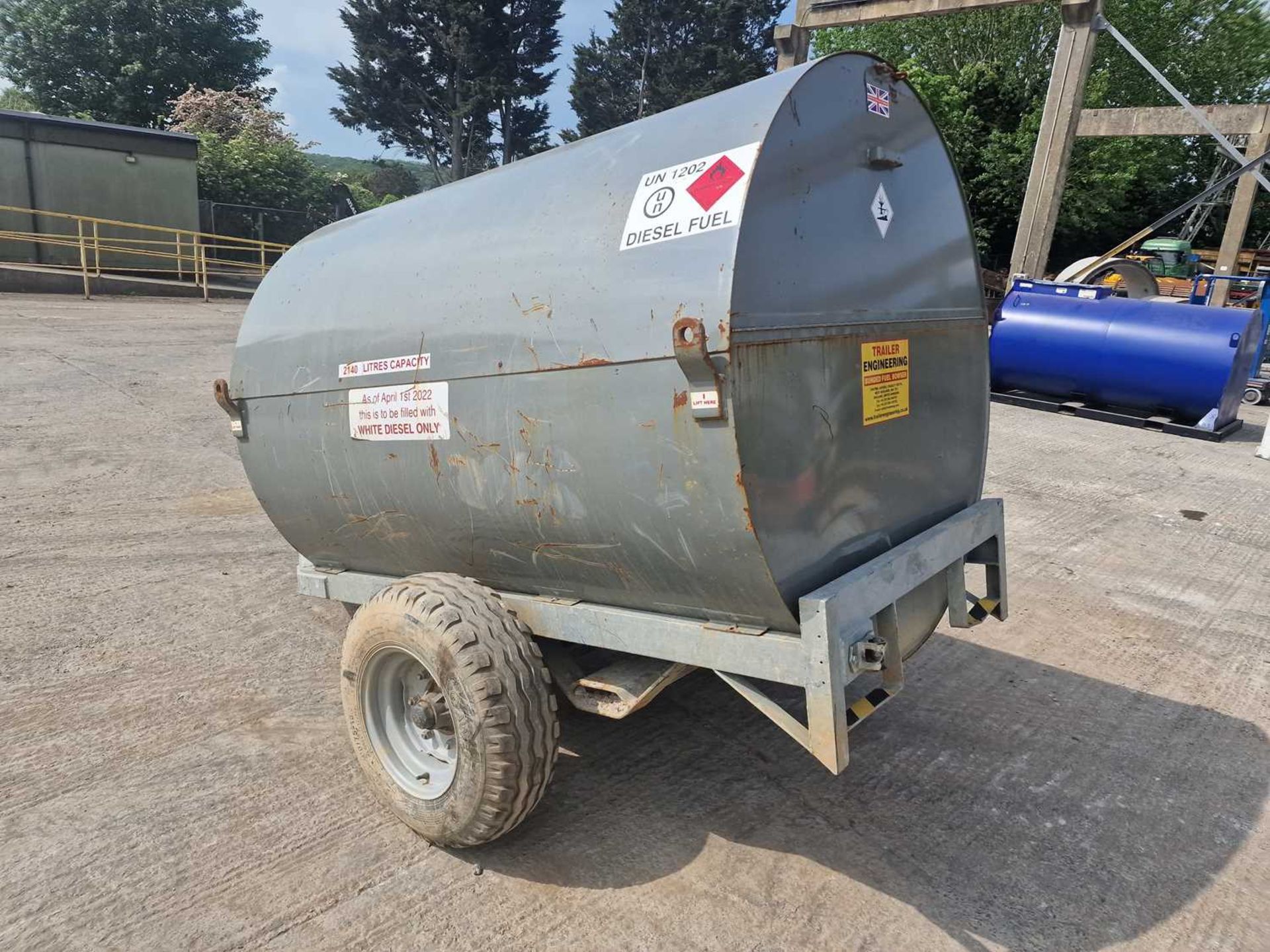 2021 Trailer Engineering 2140 Litre Single Axle Bunded Fuel Bowser, Manual Pump - Bild 3 aus 11