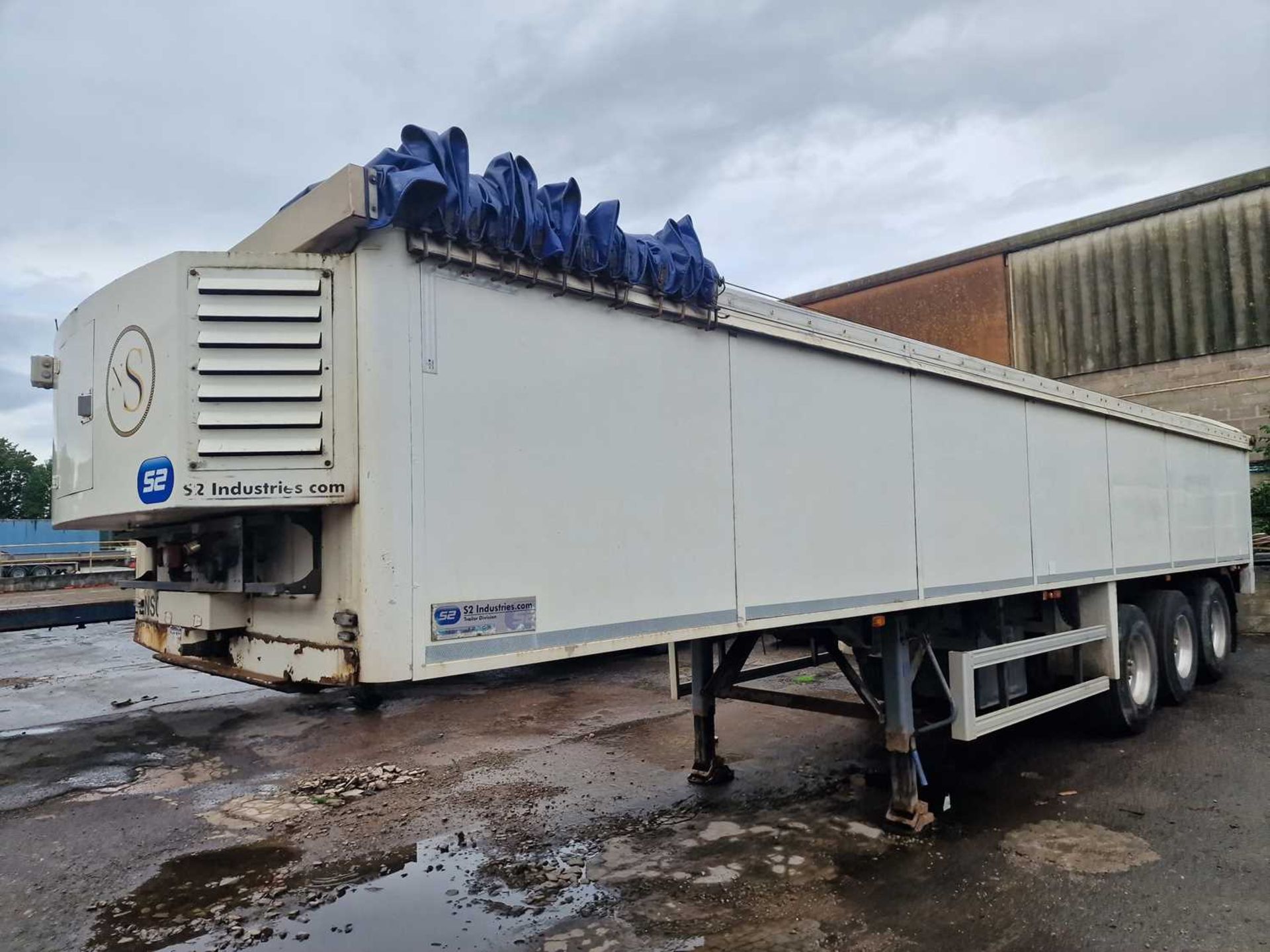 2012 BMI AW045 Tri Axle Aggregate Ejector Trailer, WLI, Easy Sheet