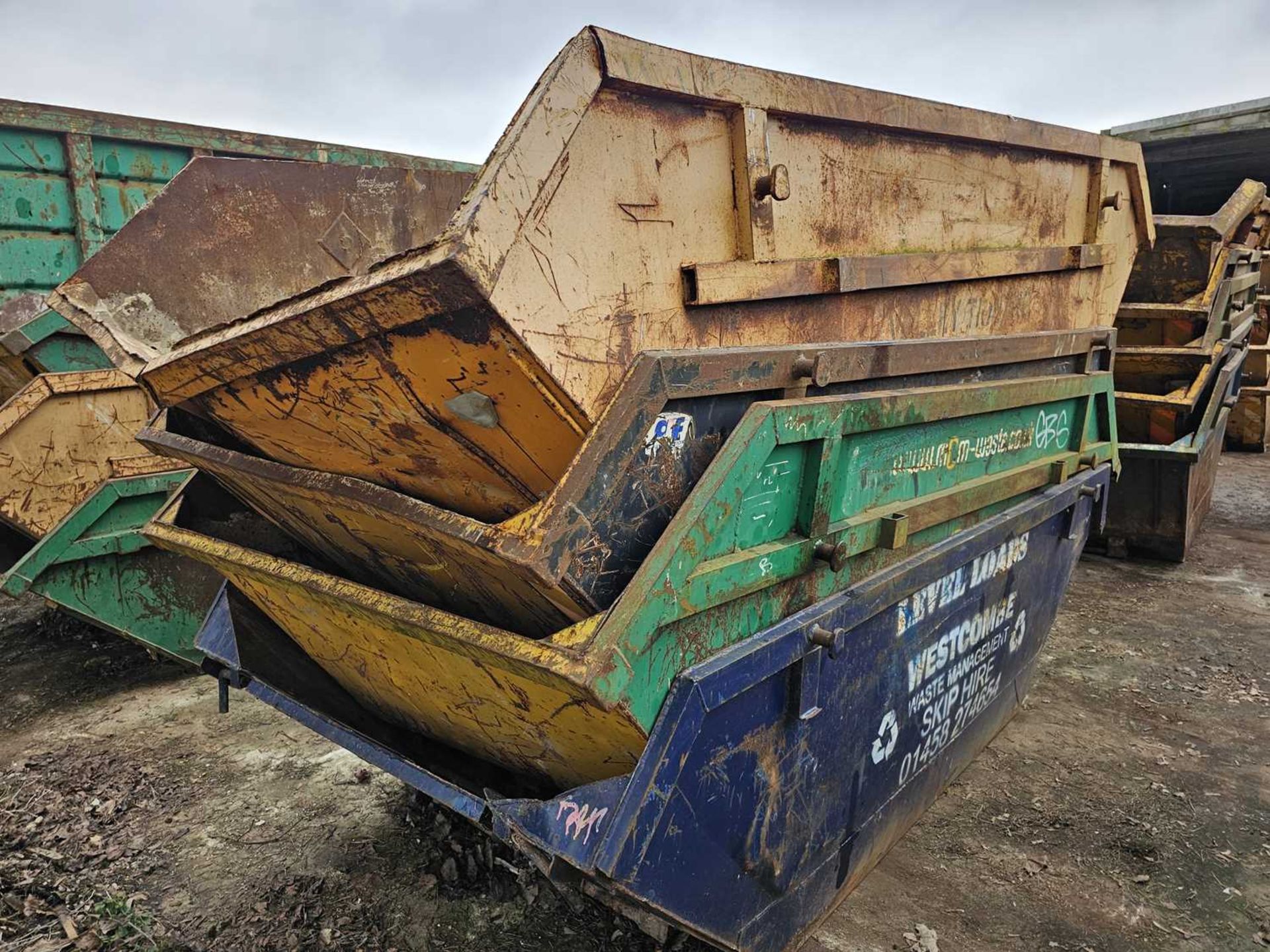 Selection of Skips to suit Skip Loader Lorry (4 of)