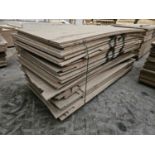 Selection of Chip Board Sheets (246cm x 104cm x 20mm - 51 of)