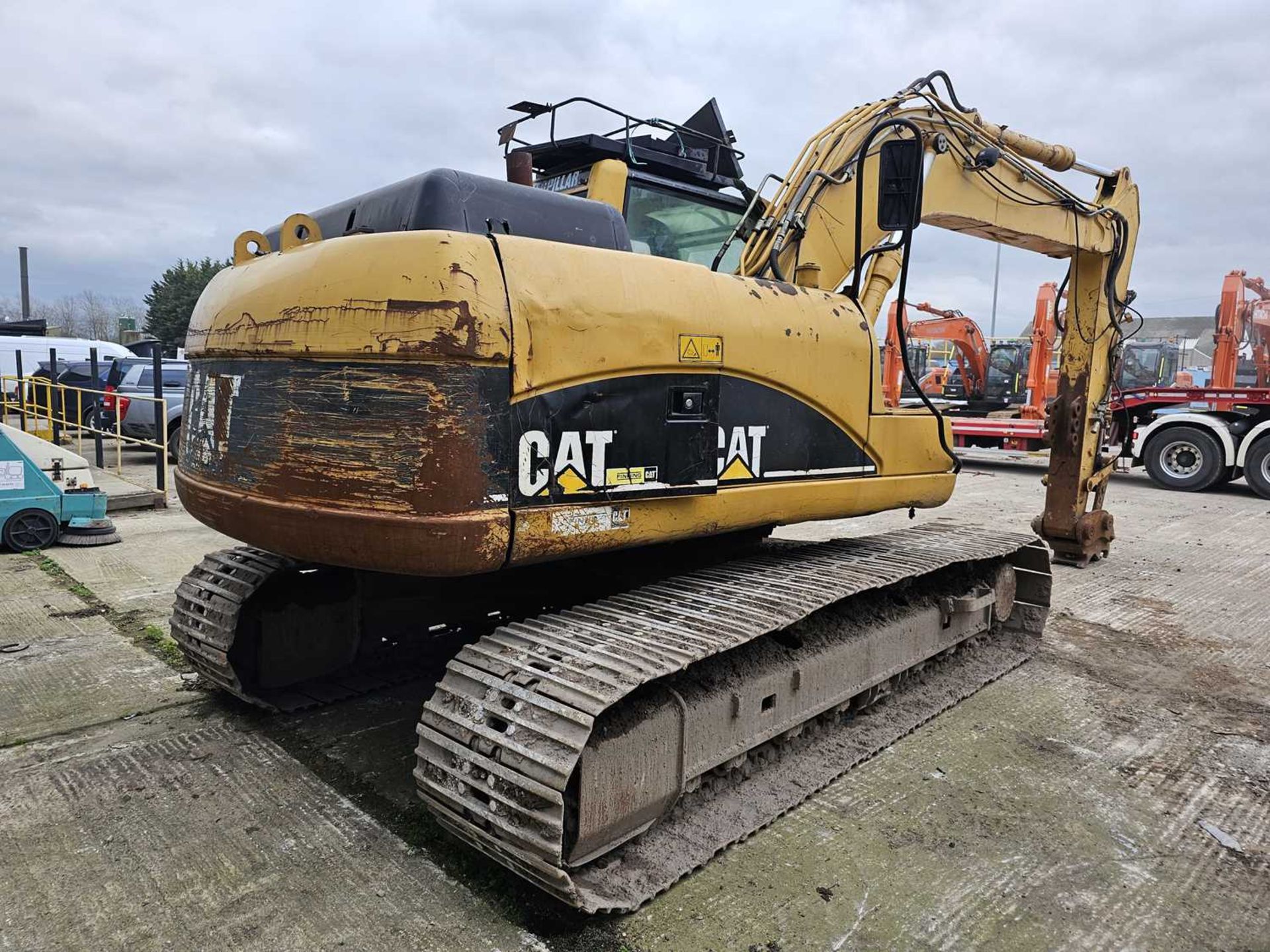 2004 CAT 318CL 700mm Steel Tracks, VG, CV, Hydraulic QH, Piped, A/C - Image 5 of 30