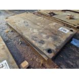 Unused 8'x4' Road Plates (8mm) (4 of) Approximate Weight 1.18 Ton