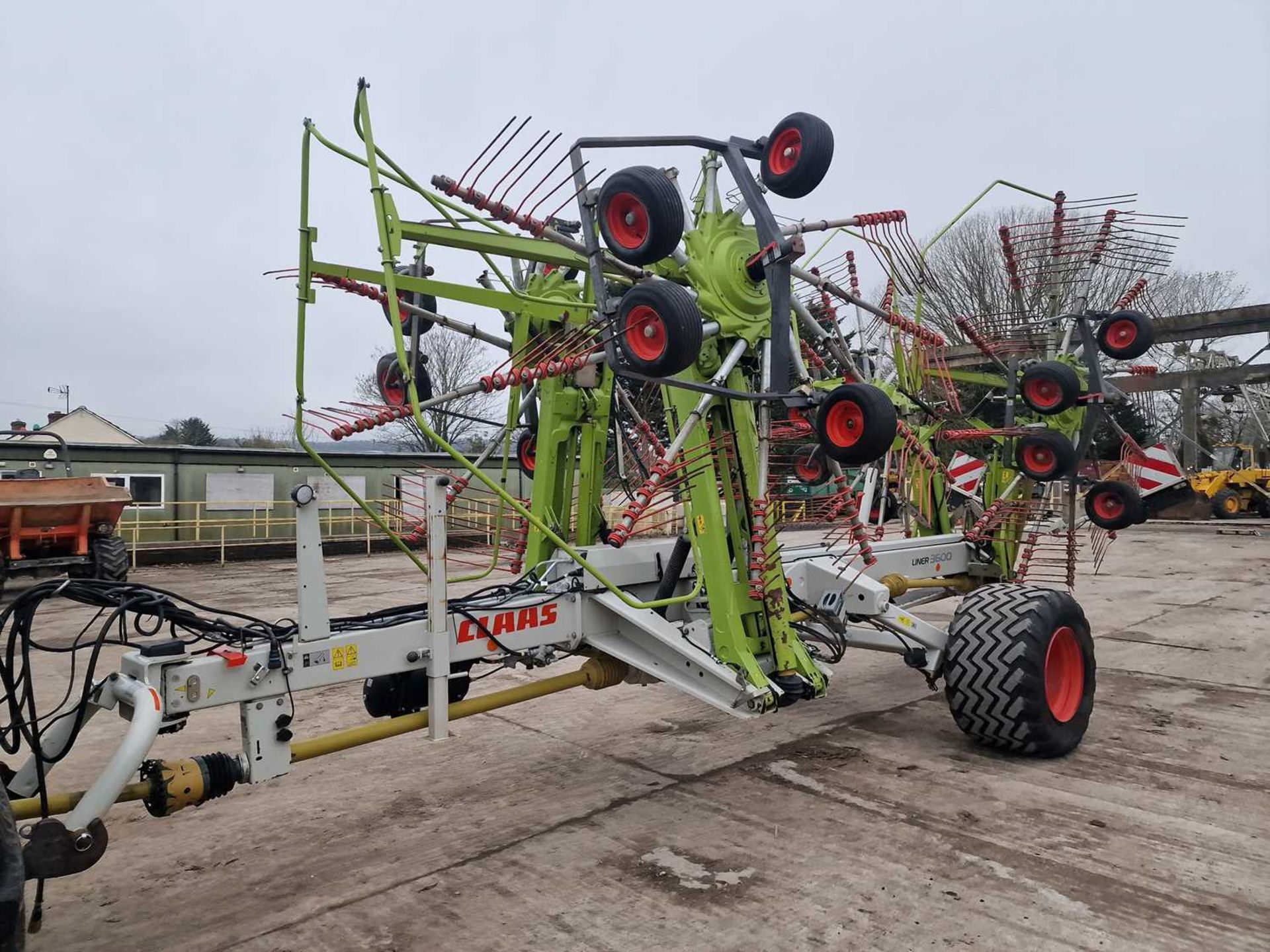 2017 Claas Liner 3600 HH PTO Driven 4 Rotor Rake to suit 3 Point Linkage