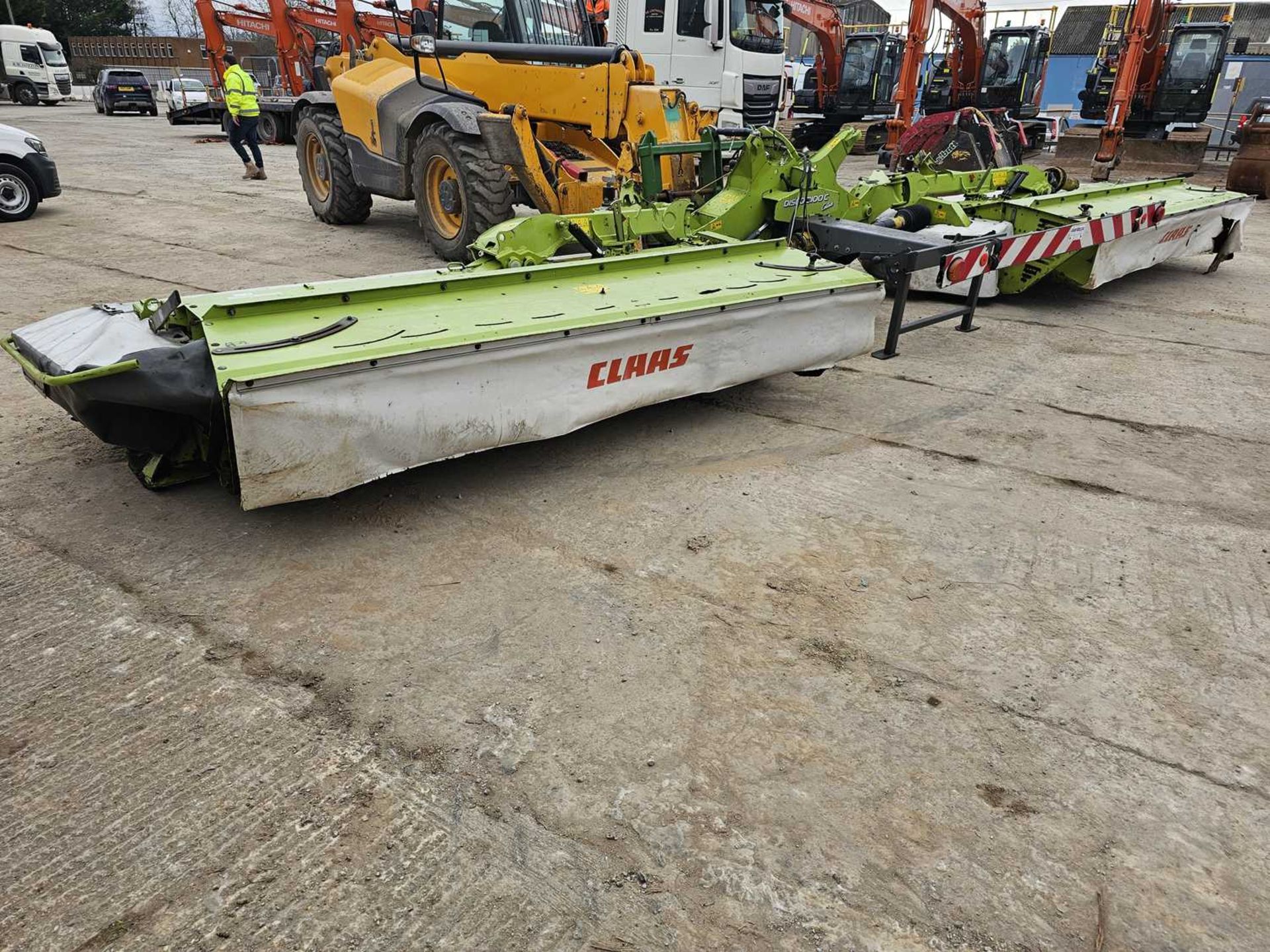 2010 Claas Disco 9100C PTO Driven Butterfly Mower to suit 3 Point Linkage, Steel Conditioners