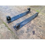 Unused Weld on Brackets to suit JCB Q-Fit (Pair of)