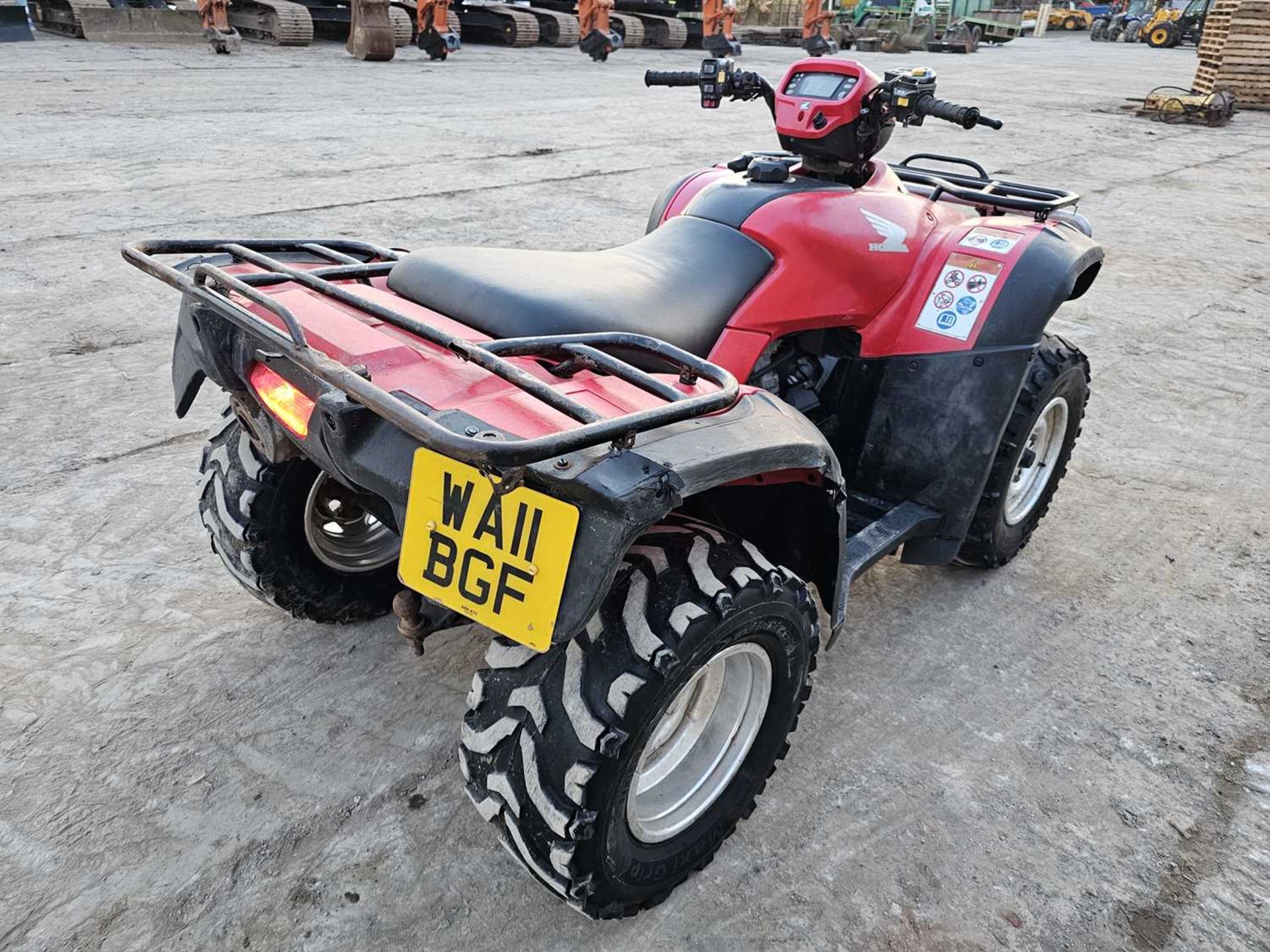 2011 Honda Foreman TRX500 FA 4WD Petrol Quad Bike - Image 4 of 15