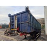 2008 Rothdean A2AT Tri Axle Bulk Tipping Trailer, 50/50 Sheets