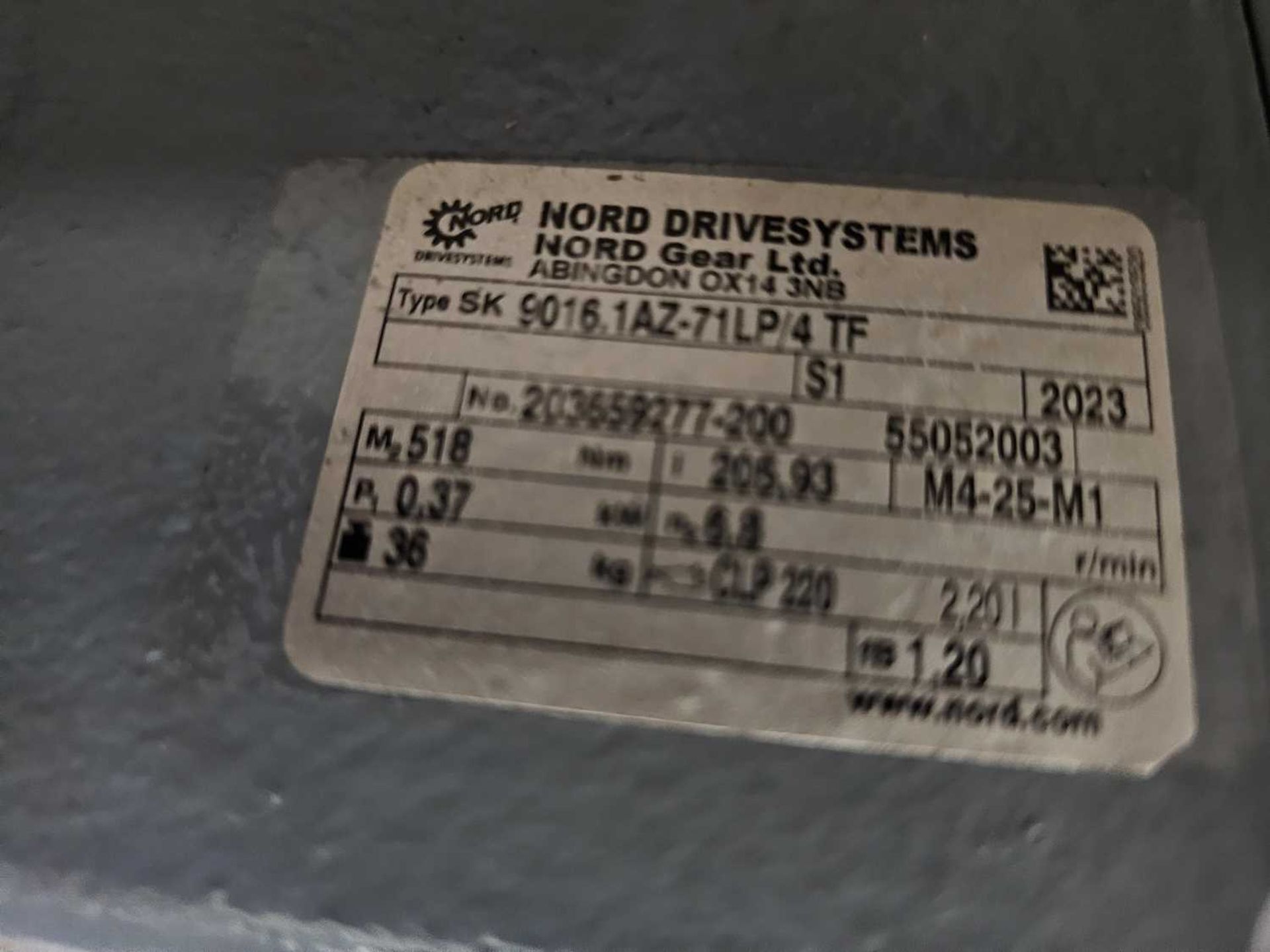 Unused 2023 Nord Drivesystems 230/400Volt Gearbox - Image 4 of 4