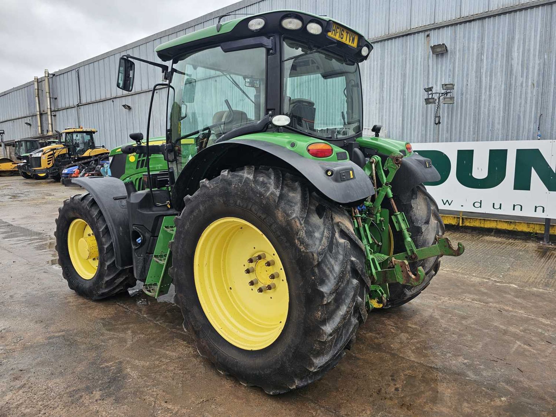 John Deere 6155R, 4WD Tractor, Front Linkage, TLS, Isobus, Air Brakes, 3 Electric Spools, Push Out H - Bild 3 aus 27