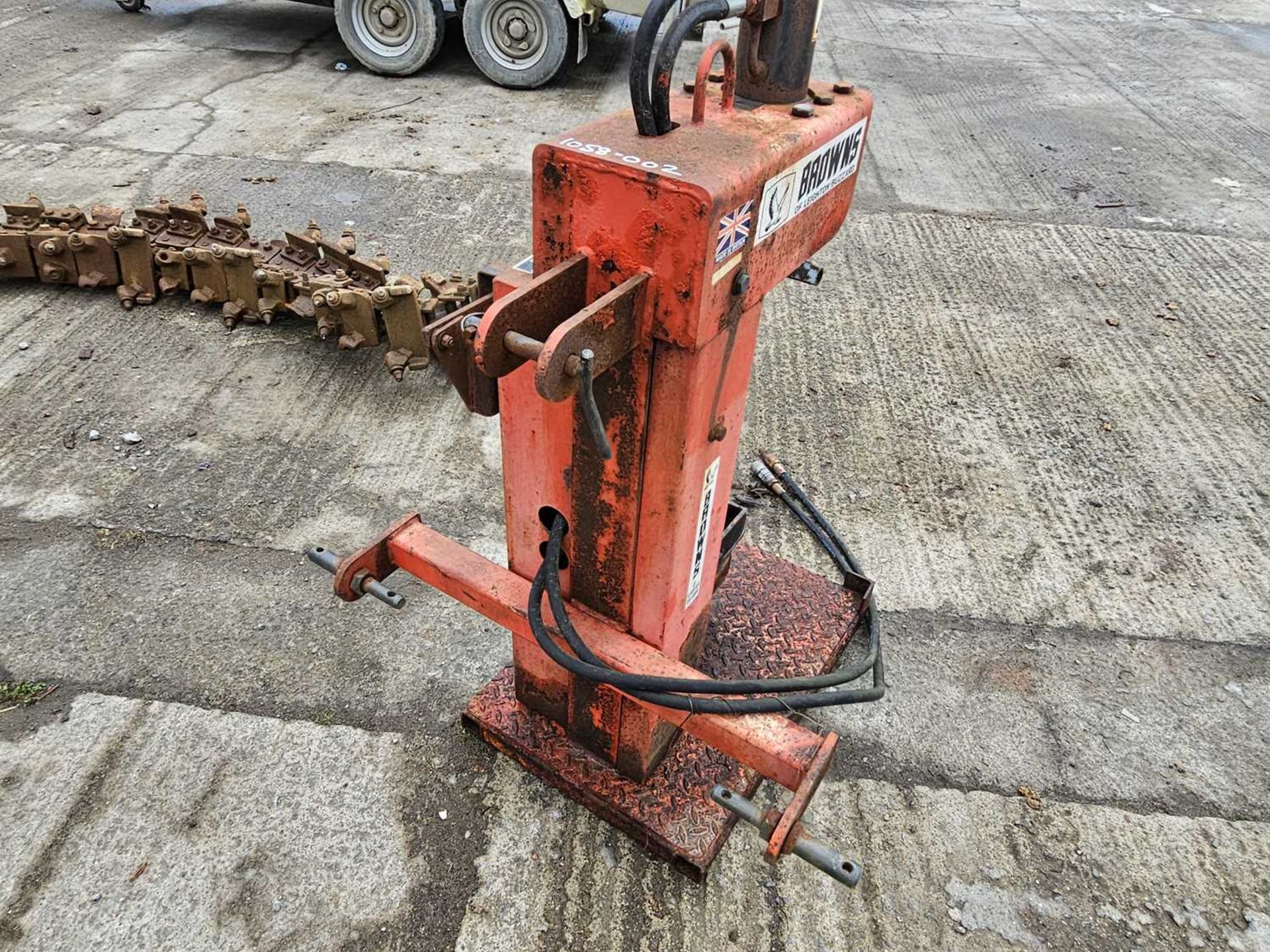 Browns Hydraulic Log Splitter to suit 3 Point Linkage - Image 4 of 8