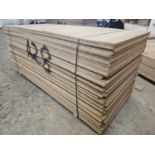 Selection of Chip Board Sheets (245cm x 104cm x 20mm - 53 of)