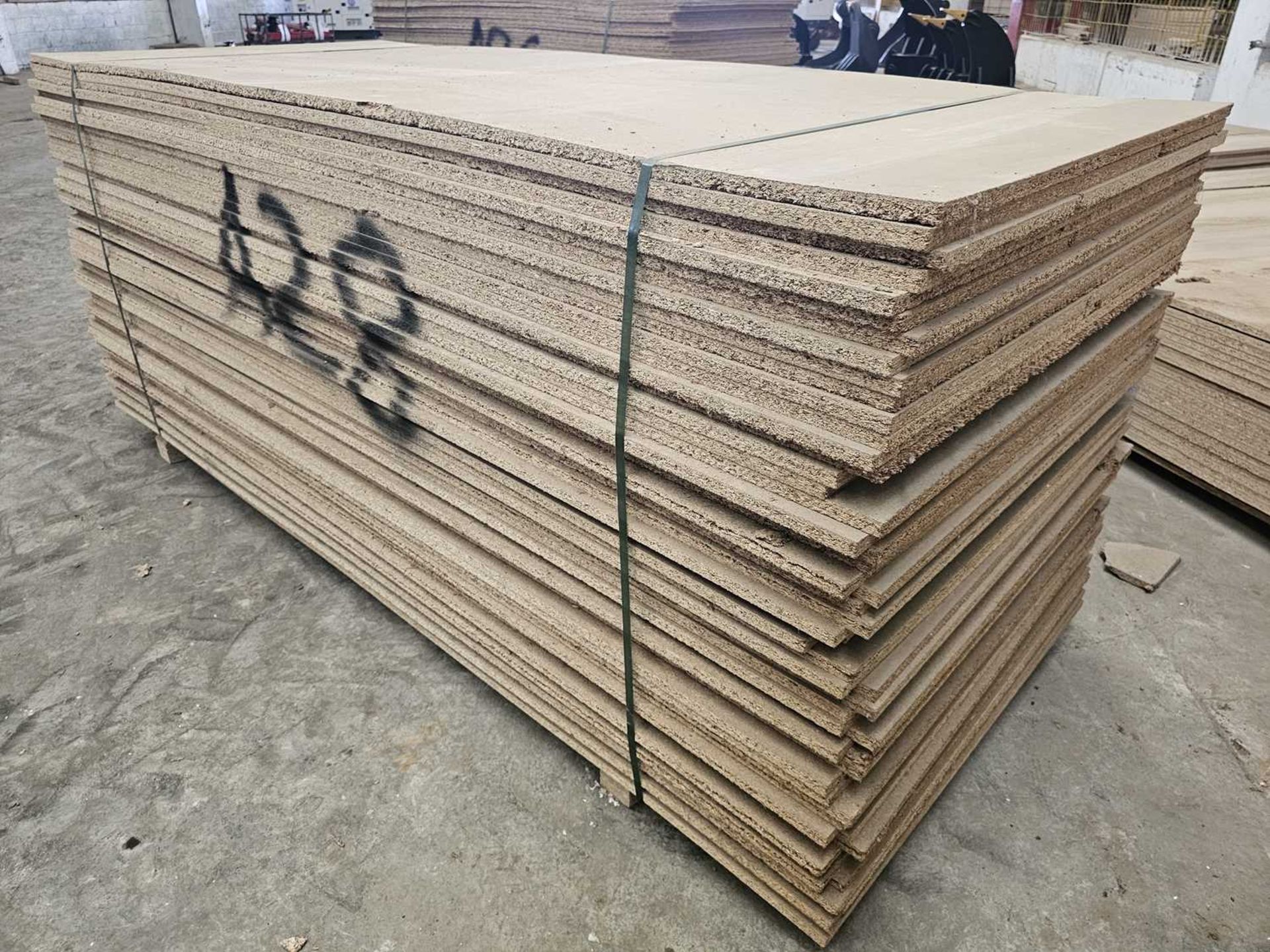 Selection of Chip Board Sheets (245cm x 104cm x 20mm - 53 of)
