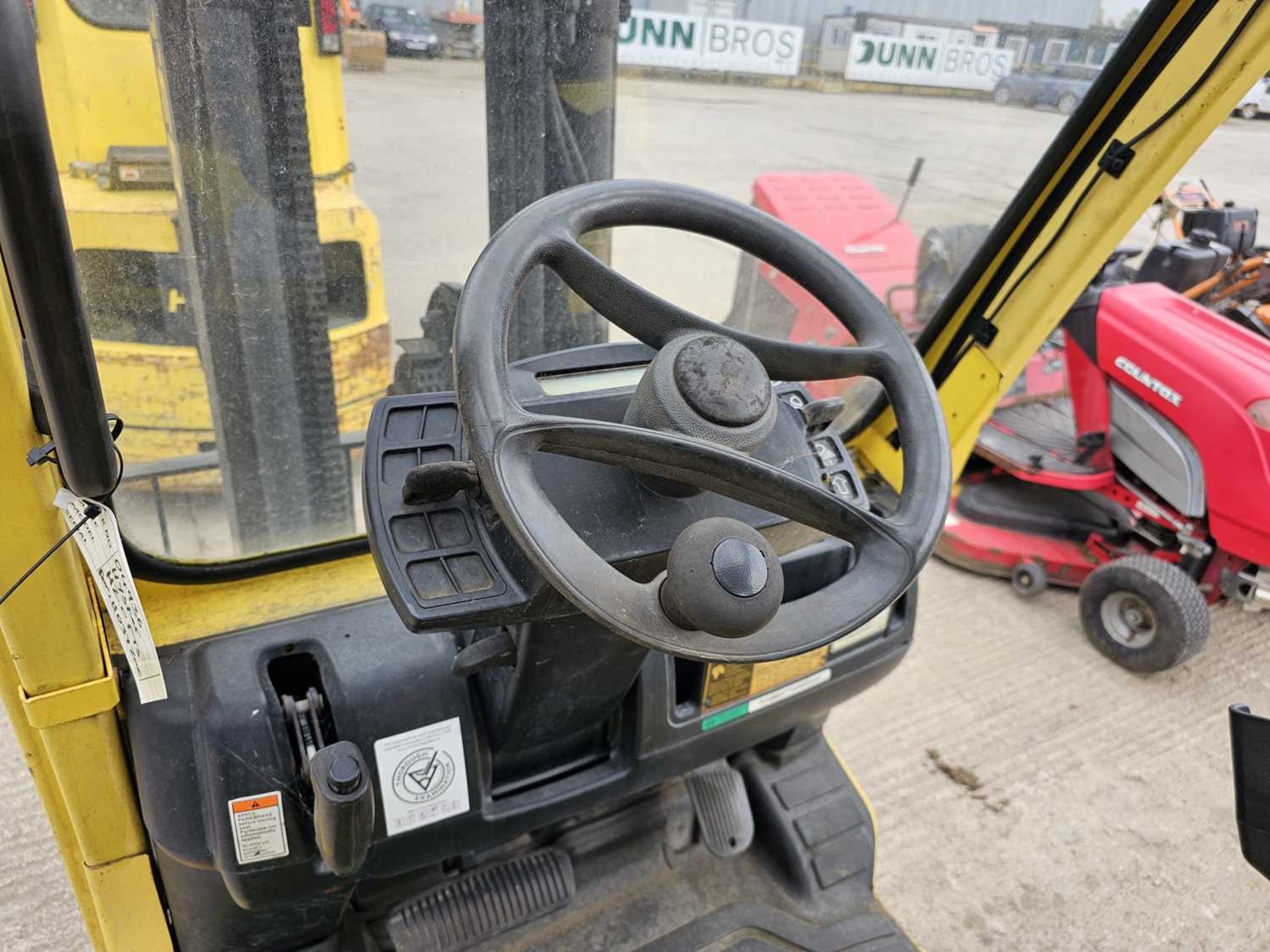 2007 Hyster H2.0FTS Gas Forklift, 3 Stage Free Lift mast, Side Shift (Starting Fault) - Image 14 of 16